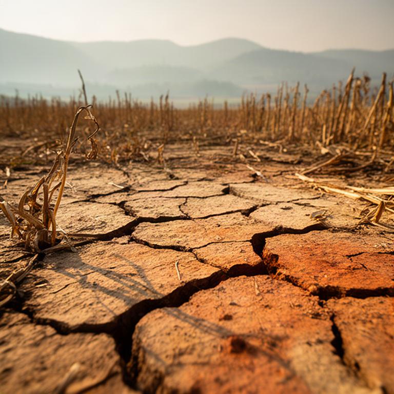 Trockener Ackerboden in der Weststeiermark nach einer längeren niederschlagsarmen Wetterphase